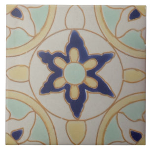 Carreau Azulejo Carrelage portugais - bleu Vintage