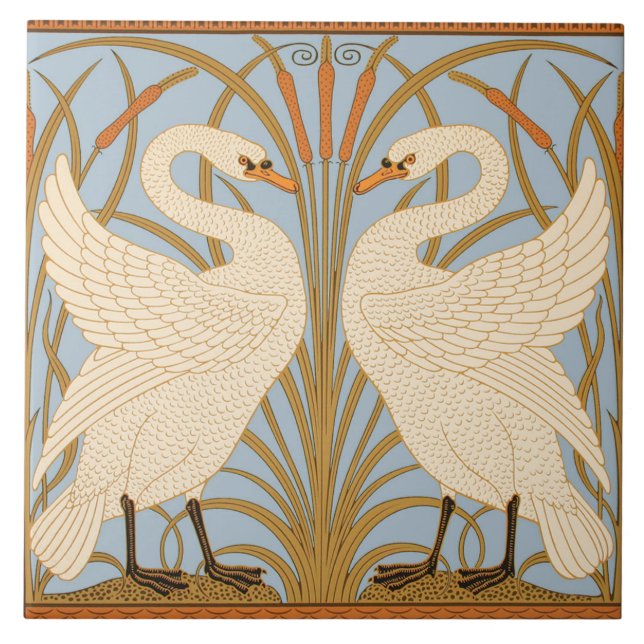 Carreau Azulejo céramique Art nouveau (Devant)
