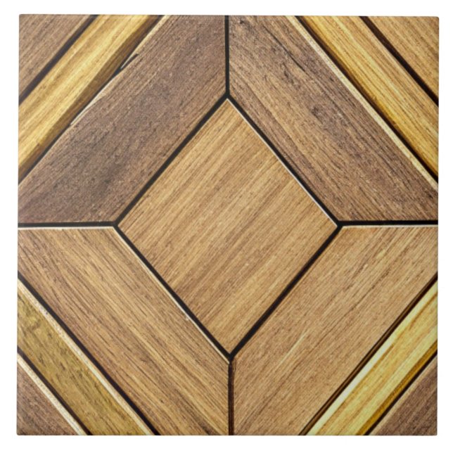Carreau Azulejo de cerámica, diseño de madera  (Devant)