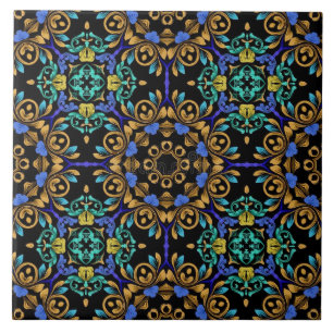 Carreau Azulejo de cerámica estilo barroco 