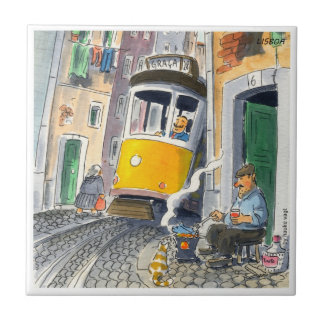 Carreau azulejo De Lisbonne 01 de tuile de Lisbonne
