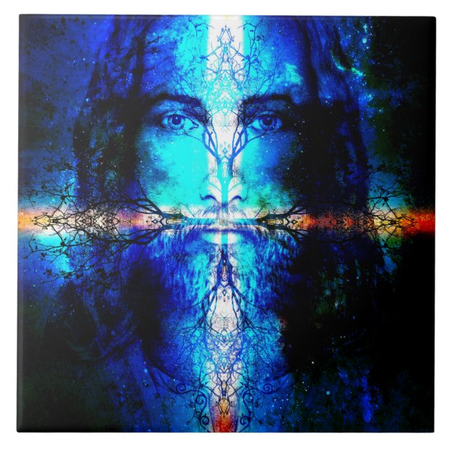 Carreau Azulejo Jesus Cristo Árvore da Vida (Devant)