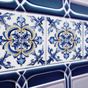 Carreau Azulejo Lisbon Motif Céramique Talavera Design