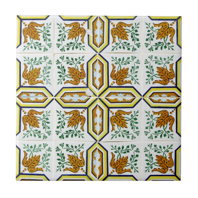 Carreau Azulejos, Portuguese Tiles (Devant)