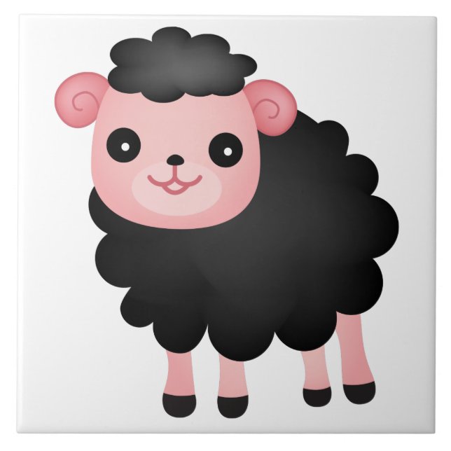 Carreau Baa Baa Black Sheep (Devant)