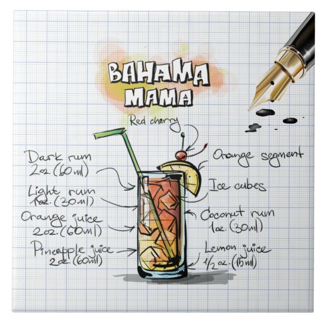 Carreau Bahama Mama (Devant)