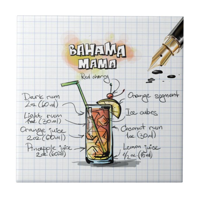 Carreau Bahama Mama (Devant)