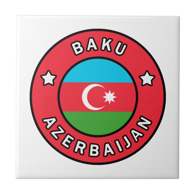 Carreau Bakou Azerbaïdjan (Devant)