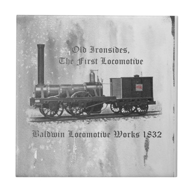 Carreau Baldwin Locomotive Works, Vieux Ironsides 1832     (Devant)