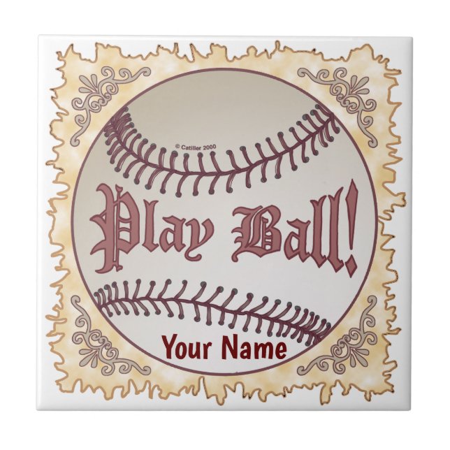 Carreau Balle de base-ball (Devant)