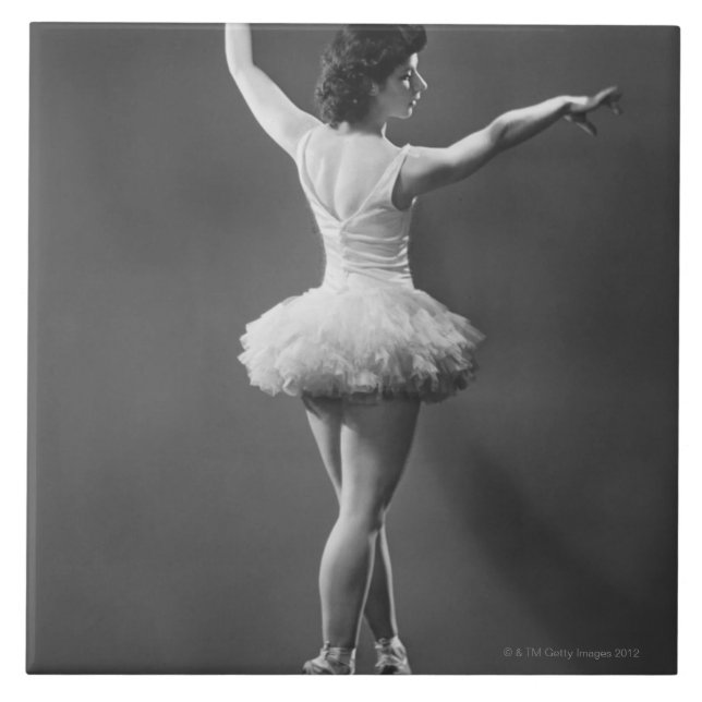 Carreau Ballerine dans le tutu (Devant)