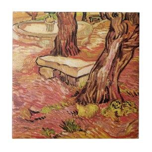 Carreau Banc de pierre Van Gogh en Jardin, Hôpital St Paul