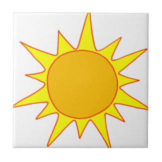 Carreau Bande dessinée chaude de Sun
