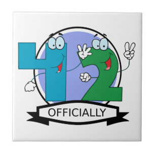 Carreau Bannière d'anniversaire officielle 42