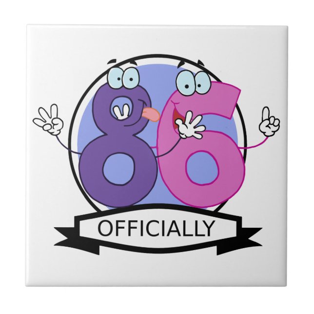 Carreau Bannière d'anniversaire officielle 86 (Devant)