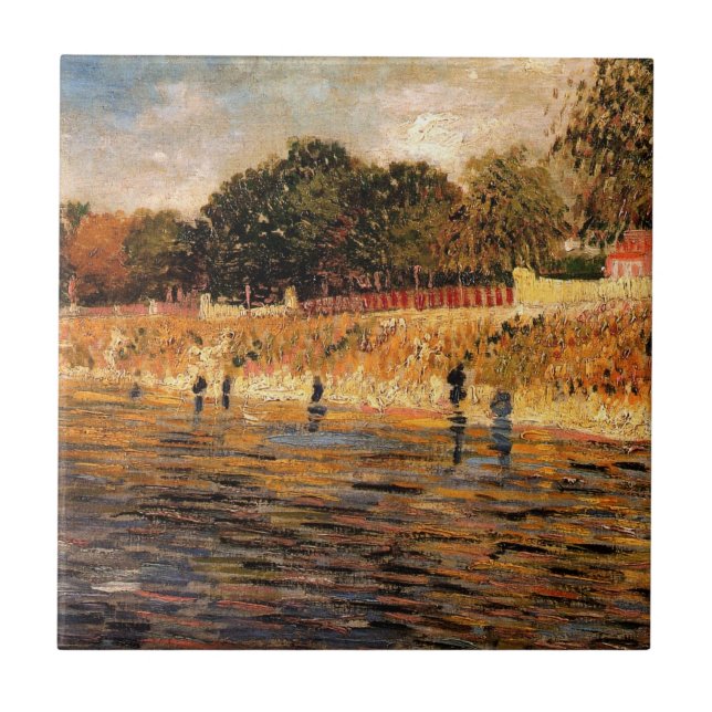Carreau Banques de la Seine par Vincent van Gogh (Devant)