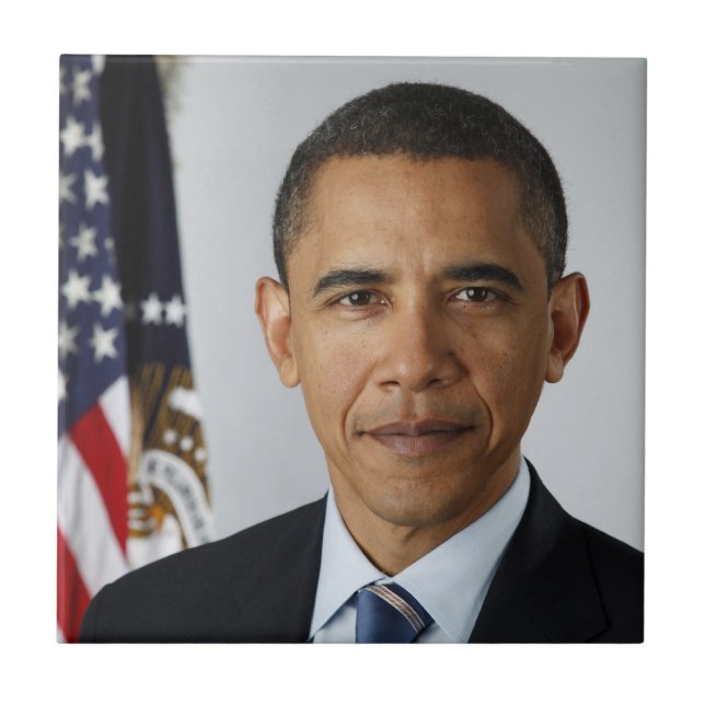 Carreau Barack Obama Président américain Portrait de la Ma (Devant)