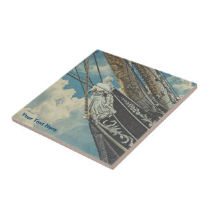 Carreau Barque Elissa Figurhead
