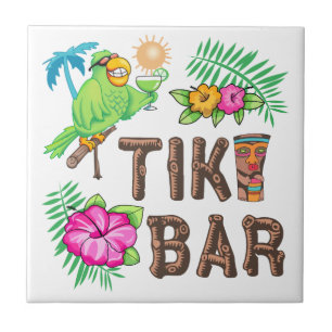 CARREAU BARRE TROPICALE TIKI