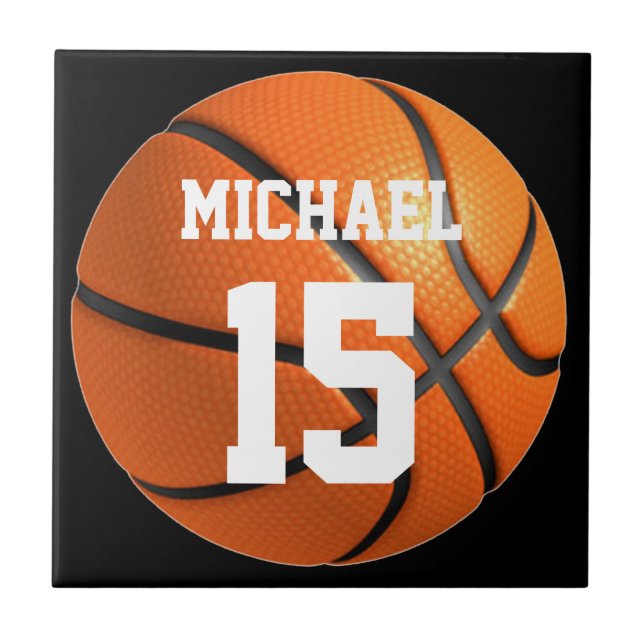 Carreau Basket-ball Votre nom (Devant)