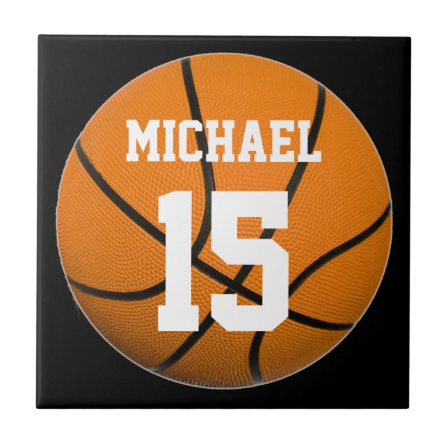 Carreau Basket-ball Votre nom (Devant)