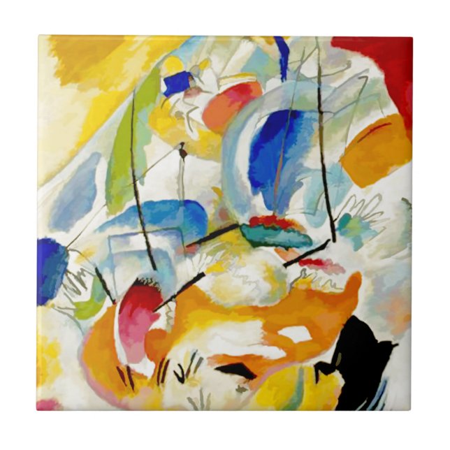 Carreau Bataille maritime de Kandinsky 1913 (Devant)