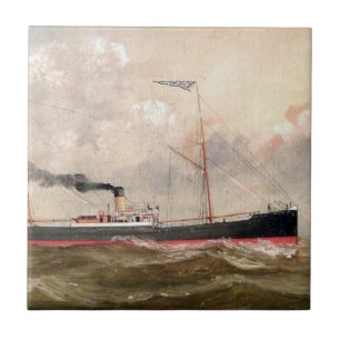 Carreau Bateau à vapeur Louise 1800