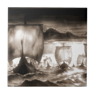 CARREAU BATEAUX DE VIKING