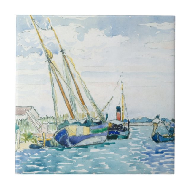 Carreau Bateaux marins près de Venise (Devant)