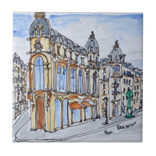 Carreau Bâtiment rue Reaumur, Paris, France