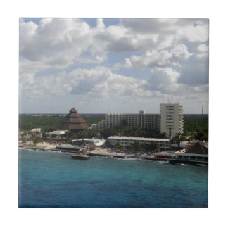 Carreau Bâtiments et océan du Mexique