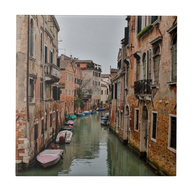 Carreau Bâtiments le long des canaux de Venise (Devant)