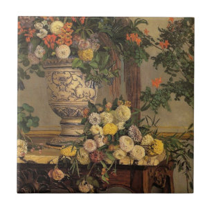 Carreau Bazille - Fleurs