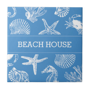 Carreau Beach House Sea Animaux Dessins Carrelage céramiq