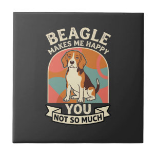 Carreau Beagle Me Rend Heureux Vous Pas Tellement Chien