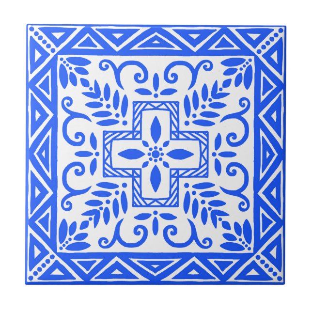 Carreau Beau Carrelage Bleu (Devant)