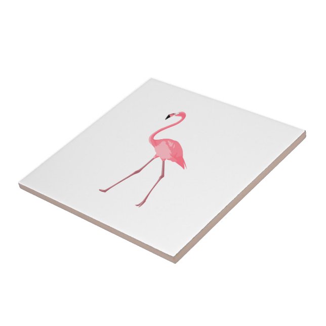 Carreau Beau Flamant rose rose (Côté)