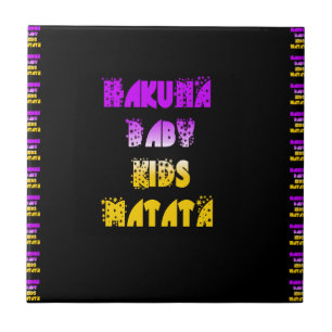 Carreau Beau Hakuna Matata Art Print