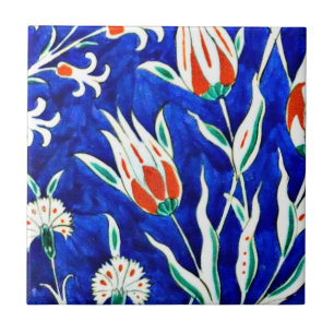 Carreau Beau jardin (tulipes)
