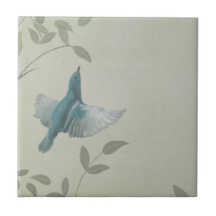 Carreau Beau Oiseau Bleu