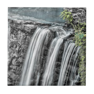 Carreau Beau paysage de cascade