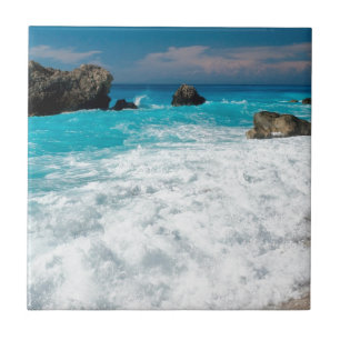 Carreau Beau Surf aquatique de plage Aloha Mariage hawaiie