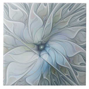Carreau Beauté élégante Moderne Abstraite Fractal Art Flow