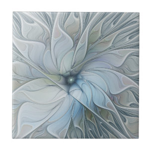 Carreau Beauté Élégante Moderne Fleur d'Art Abstrait Fract