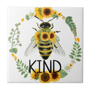 Carreau Bee Genre Tournesols Peint Carrelage en céramique