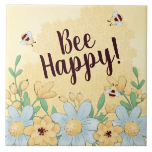 Carreau Bee Whimsical Happy