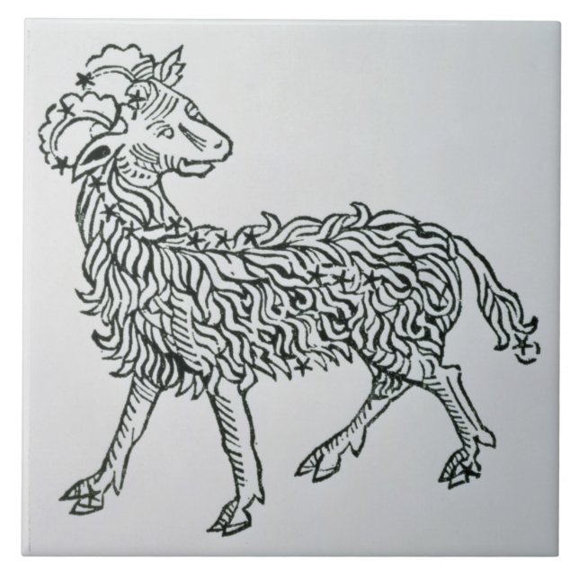 Carreau Bélier (la RAM) une illustration du 'Poeticon (Devant)