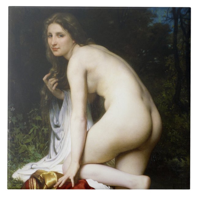 Carreau Belle Bête Femelle (par Bouguereau) (Devant)
