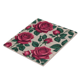 Carreau Belle Collection Rose de lin populaire
