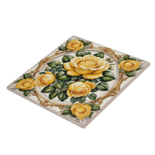 Carreau Belle collection tendance de rose jaune